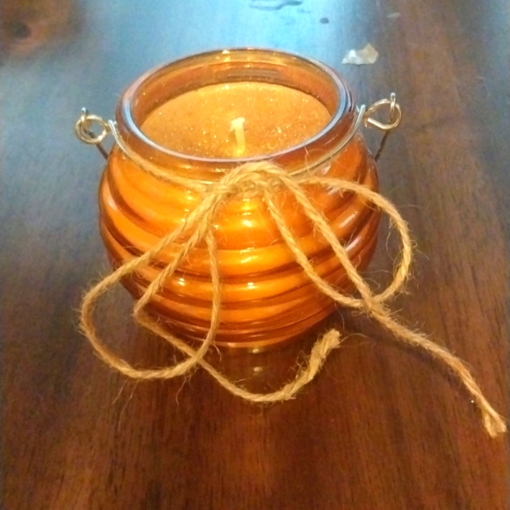 Honey Comb Jar Candle